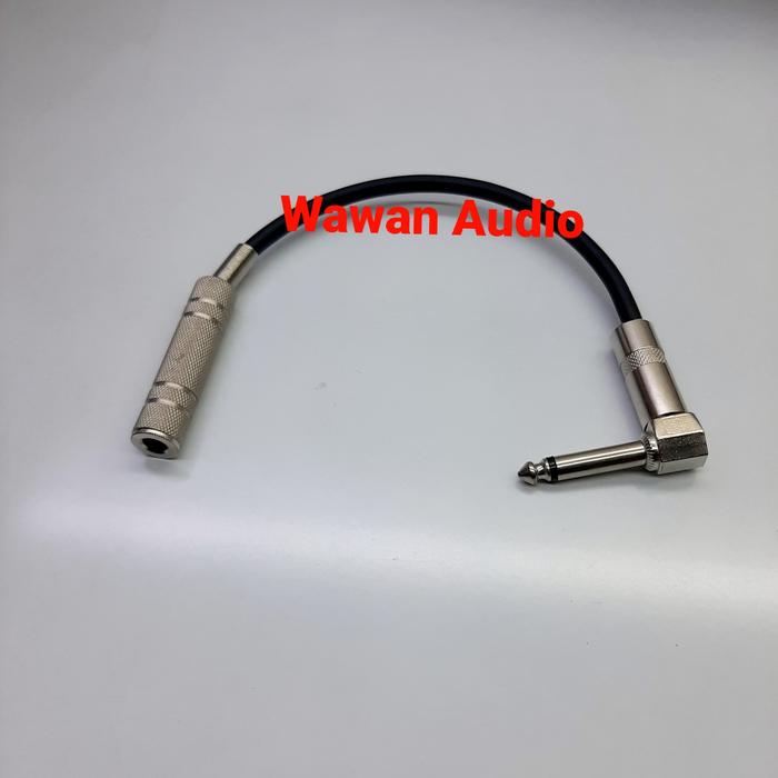 Gambar Kabel sambungan mic kabel extension jack akai 6,5mm male to female - Akai L, 50 Cm dari Wawan Audio Shop undefined Tokopedia