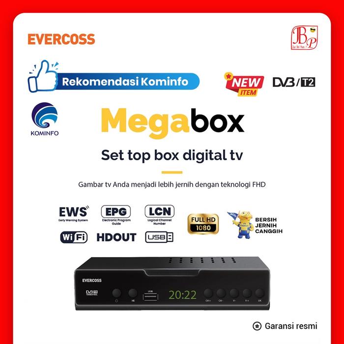 Gambar Set Top Box Luby DVB T2 02 TV Siaran Digital Receiver STB BISA Youtube - EVERCROSS SUPER, STB+HDMI dari SURABAYA IMPORT undefined Tokopedia
