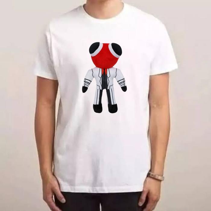 Gambar Rainbow Friends Roblox Red T Shirt - Kaos Hitam Gambar Red - Putih, M dari Utsukushii no Mise undefined Tokopedia