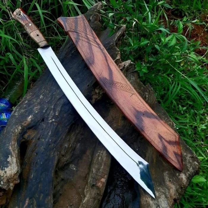 Gambar GOLOK KERJA GOBANG TEBANG BAMBU PANJANG FULLTANK 50 CM - GOLOK GOBANG dari Golok Tajam Cibatu undefined Tokopedia
