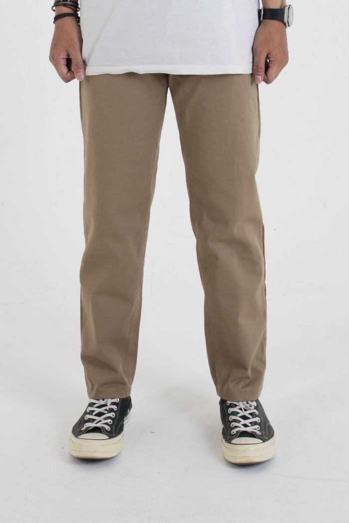 Gambar Celana Chino Pria Model Slim Fit Longclaw Biege Series Classy - 30 dari Longclaw undefined Tokopedia