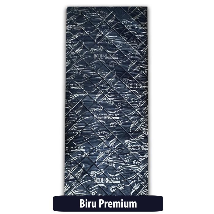 Gambar Modern Foam Kasur Lipat Lantai Busa Rebonded - Bonus Tas & Sprei - Biru Premium, 90X200 dari Modern Foam Official Store undefined Tokopedia