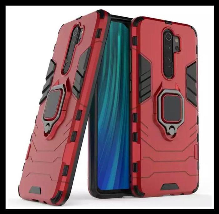 Gambar XIAOMI REDMI NOTE 8 PRO TRANSFORMER I-RING MAGNETIC ARMOR HARD CASE - MERAH., R.NOTE 8 PRO dari Case Thebest undefined Tokopedia