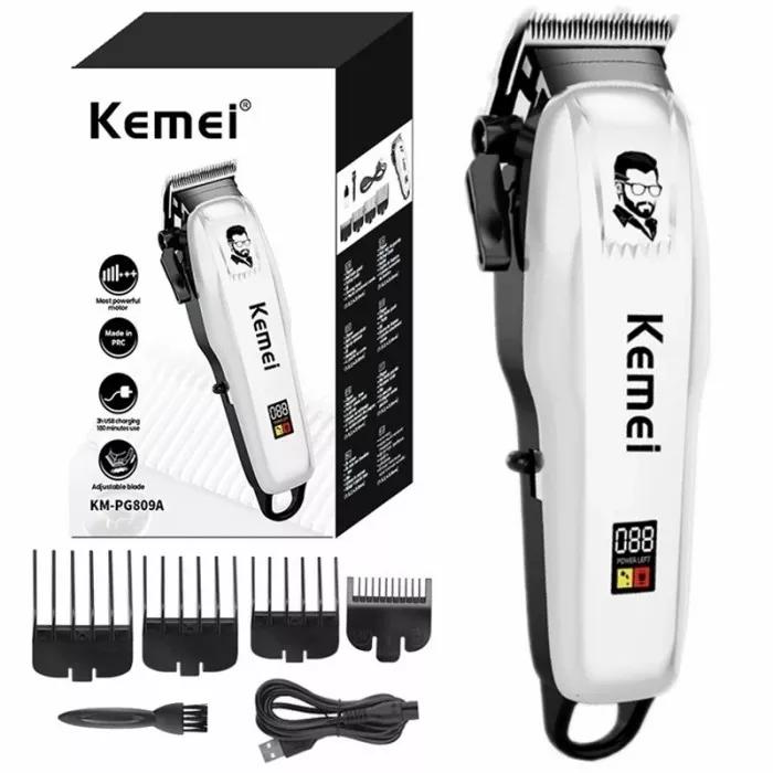 Gambar Hair Clipper Kemei KM-809A Alat Mesin Cukur Rambut - KM PG 809A dari Space Hardware Store undefined Tokopedia