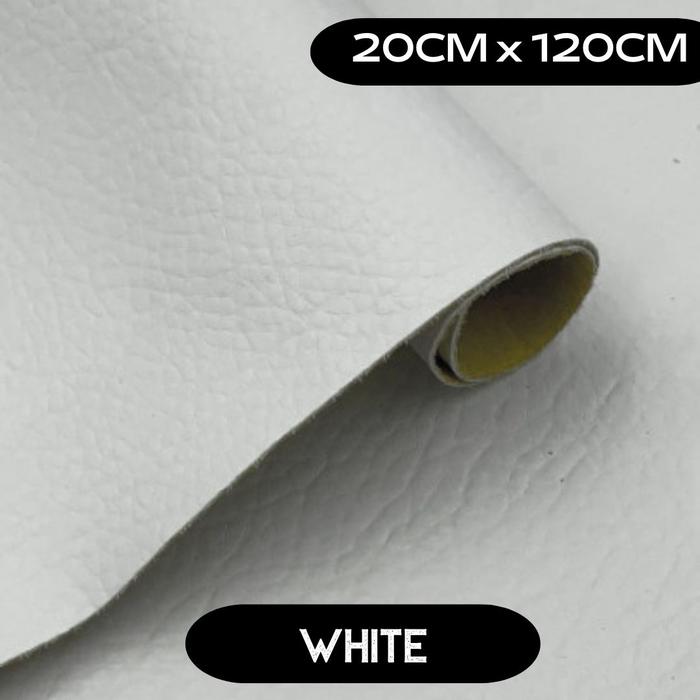 Gambar Kulit Untuk Menambal Kursi Sofa Bed Sopa Oscar Lem Perekat Kain Jeruk - Putih dari SIDJIL STOREE undefined Tokopedia