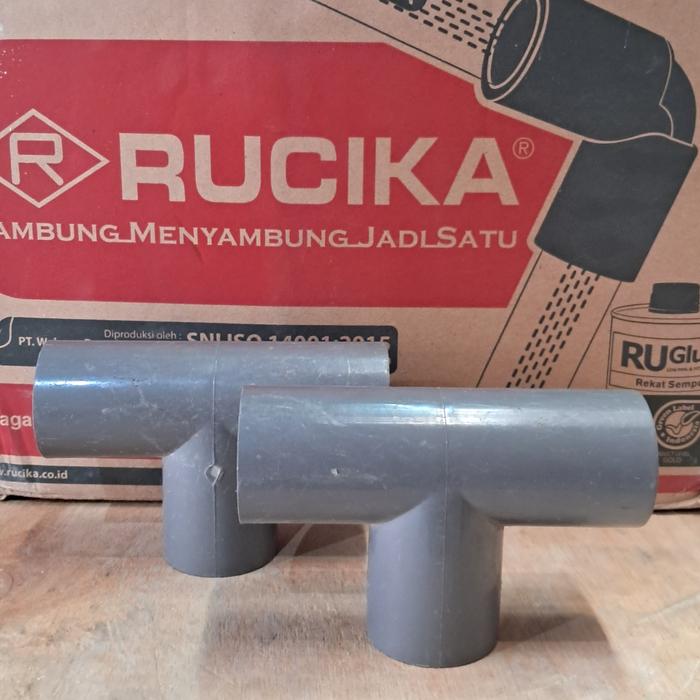 Gambar Tee / T / Te Rucika D 11/2" inch - 11/2 Rucika AW dari Blizzaa SMJ undefined Tokopedia