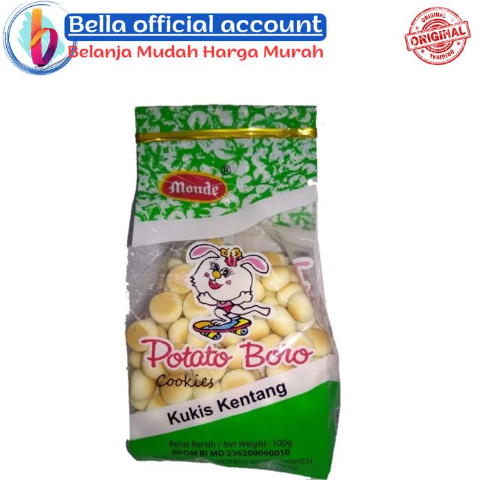 Gambar Monde Potato Boro Orange Biskuit 110 gr - KUKIS KENTANG dari Bella shop TNG undefined Tokopedia