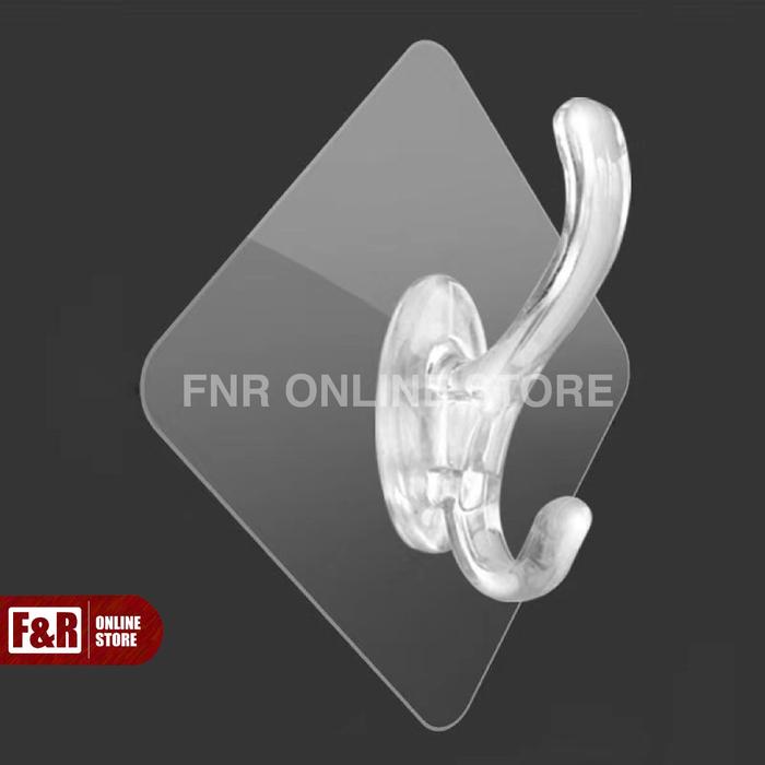 Gambar Gantungan Cantolan Hook Tempel Dinding Tembok Kuat Multifungsi - 1 Kait dari F&R OnlineStore undefined Tokopedia