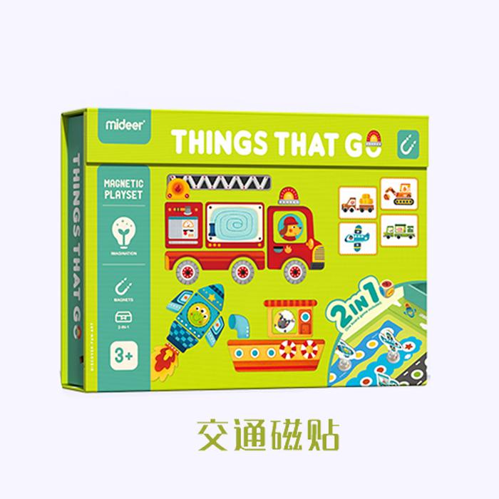 Gambar Mideer 2 in 1 Magnetic Board Game Mainan Edukasi Magnet Toys Anak 3 + - TRAFFIC dari Mideer Center undefined Tokopedia