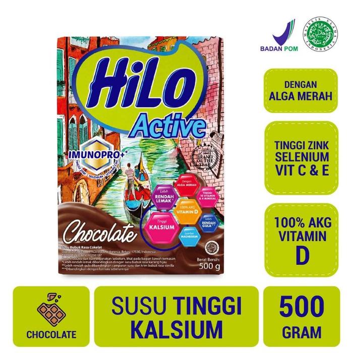 Gambar Hilo Active 500gr [cho dan vanilla] - vanilla dari Griya Susu Kediri undefined Tokopedia