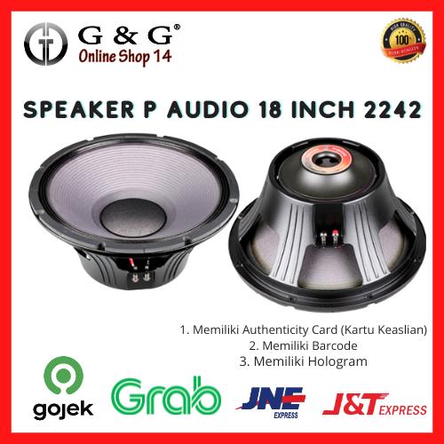 Speaker P Audio ORIGINAL Speaker P Audio 18 inch 2242 Subwoofer 18  18inch