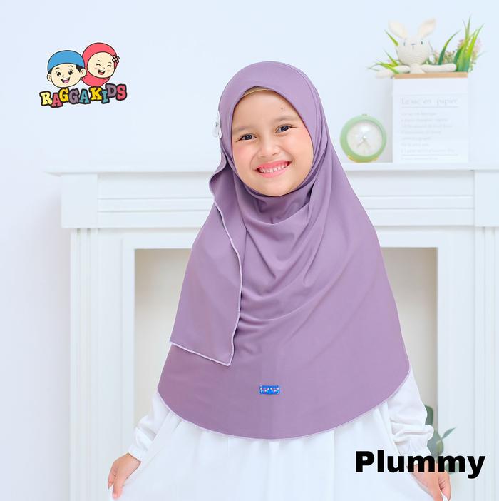 Gambar Kerudung Pashmina Anak Perempuan 3 - 11 sd SMP Jilbab Instan Hijab - plummy, S dari thecutshop undefined Tokopedia