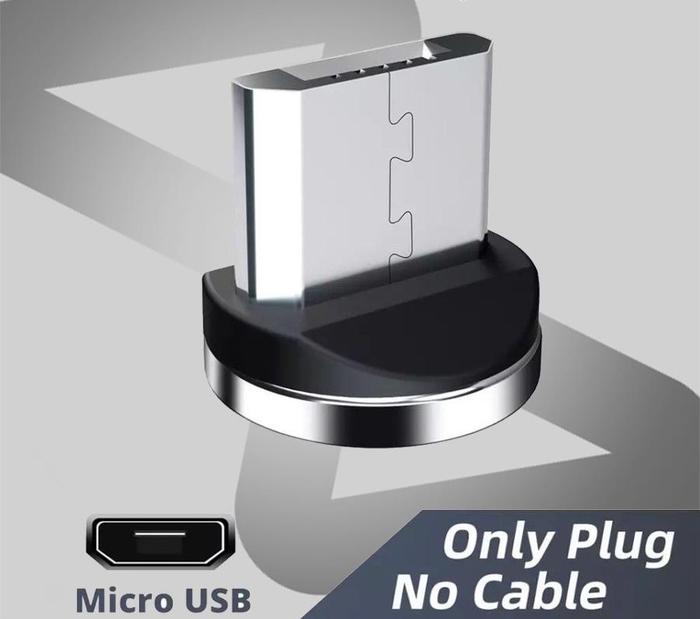 Gambar KABEL CHARGER MAGNETIC MICRO USB / TYPE C / LIGHTING - MICRO dari han olshopp undefined Tokopedia