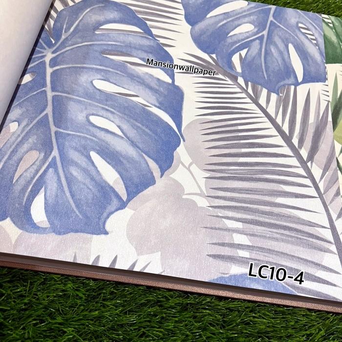 Gambar Wallpaper Dinding Daun Hijau Kuning Biru Tropical Natural - LC10-4 dari Jakarta Decoration undefined Tokopedia