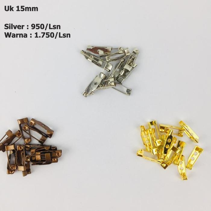 Gambar Peniti Bross Tempel/Harga/12Pcs Uk 15mm - 30mm (BME15-30B) - 20mm, Merah Bakar dari Toko Mutiara Indah_NEW undefined 2 Tokopedia