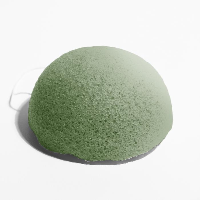 Gambar Half Round Konjac Sponge by Brought by Billy - Hijau dari Brought By Billy ID undefined Tokopedia