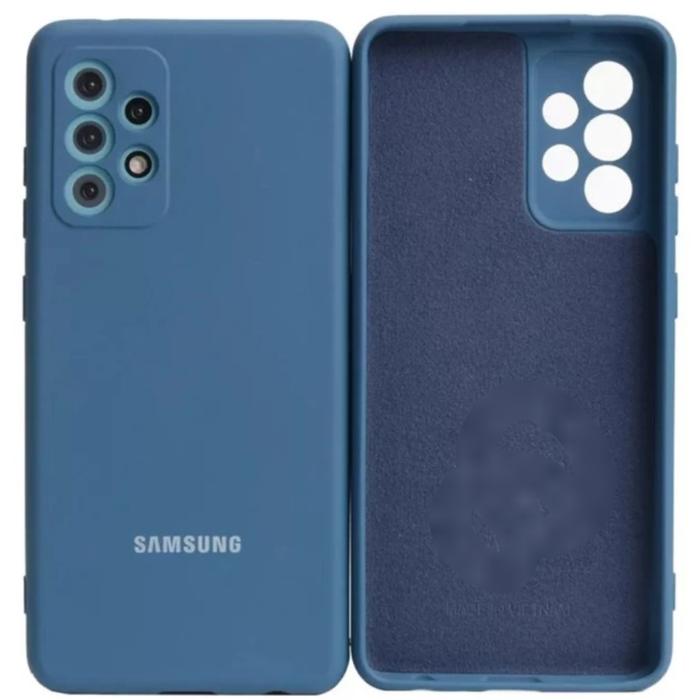 Gambar case Samsung Galaxy A52S 5G/a52s 5g sotfcase leather cesing back cover - Biru, A52s 5G dari Acc ponsell undefined Tokopedia