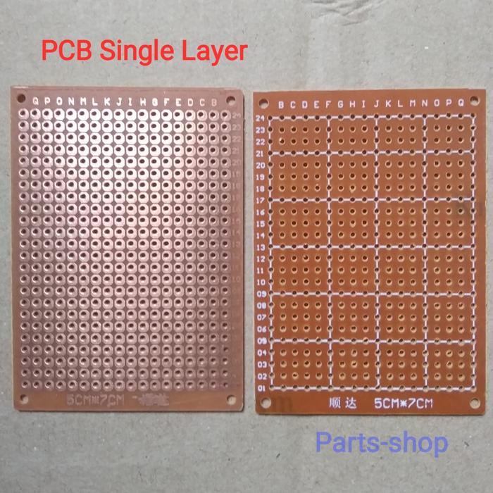 Gambar PCB Lubang 5x7cm Single Side Prototype Universal Matrix Circuit Board - PCB Biasa dari parts-shop undefined Tokopedia