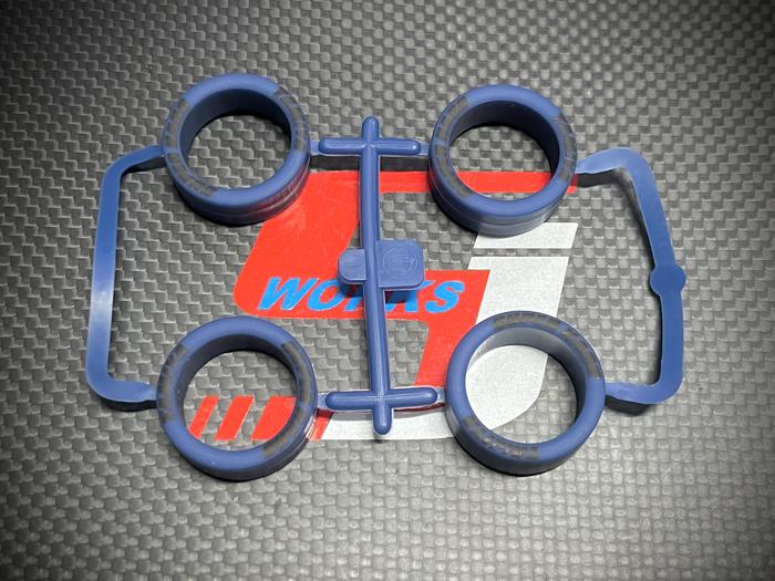 Gambar Rep Tamiya, Superhard LP Tires Medium - Biru dari SJTOYS undefined Tokopedia