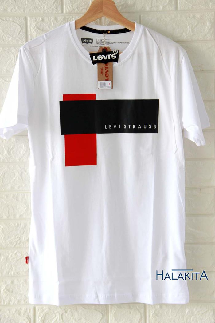 Gambar Promo Kaos Oblong Pria Import - Harga Distributor - Kaos Branded -LV14 - Putih, M dari Halakita Shop undefined Tokopedia