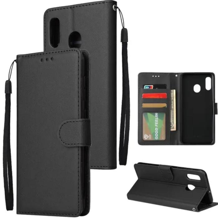 Meesho Vivo Y91 Smoke Cover Flip Cover Vivo Y95 Cover Black Y91