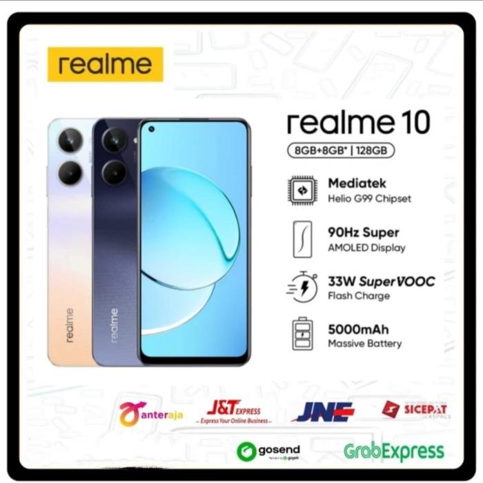 Gambar Realme 10 Ram 8/128Gb Garansi resmi - Random dari Jakartamaju undefined Tokopedia