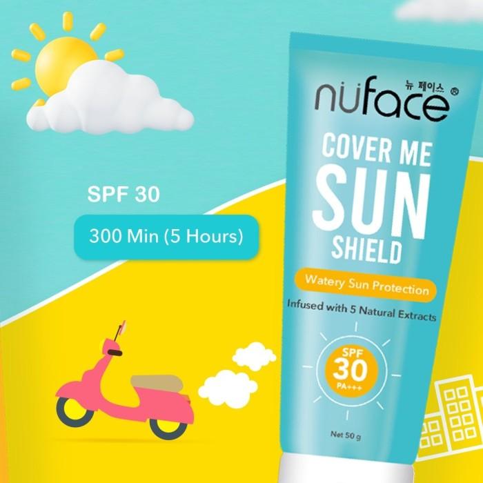 Gambar Nuface Cover Me Sun Shield (Sunscreen) ORIGINAL - Suns-SPF30-Biru dari ElysiaIndonesia undefined Tokopedia