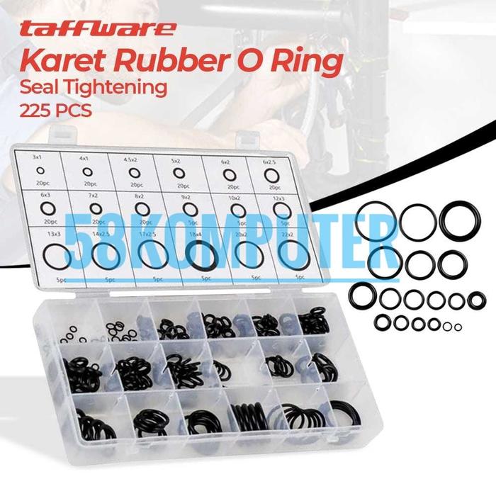 Gambar Karet Sil Universal Taffware Karet Rubber O Ring 419 250 200 PCS Seal - 225 PCS dari 58KOMPUTER undefined Tokopedia