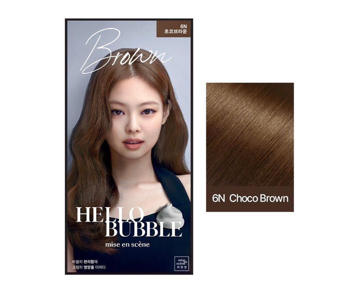 Gambar MISE EN SCENE HELLO BUBBLE X BLACKPINK ASH TAUPE DARK ASH SEMIR - Choco Brown dari everythingkorean undefined Tokopedia