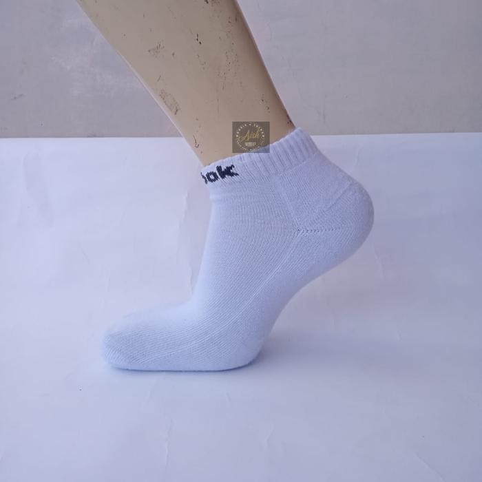 Gambar KAOS KAKI SPORT REEBOK PENDEK TEBAL/KAUS KAKI PENDEK BAHAN - PE TERRY - PUTIH TEBAL dari Kia $tore01 undefined Tokopedia