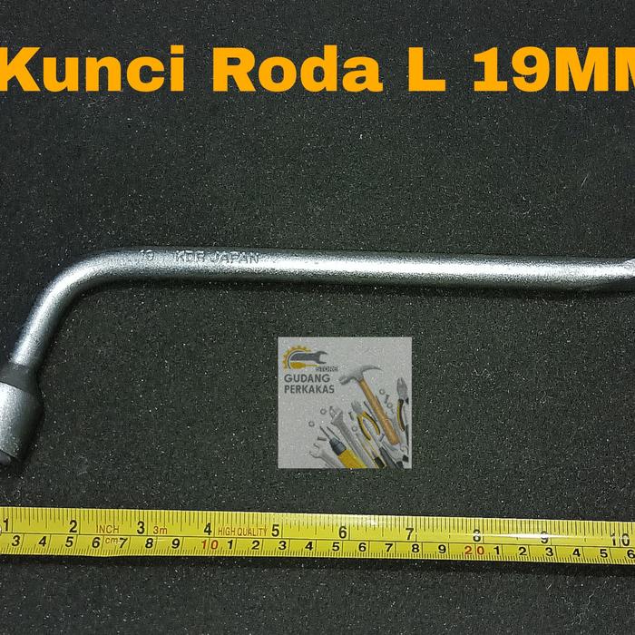 Gambar Kunci Roda L 19 21 MM RRT - Pembuka Baut Roda Ban Mobil 19MM 21MM - 19MM dari Gudang Perkakas Tangerang undefined Tokopedia