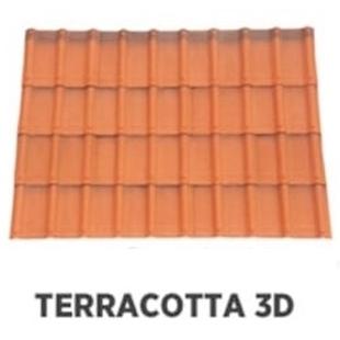 Gambar Onduvilla Painted / Atap Bitumen Selulosa / Atap Aspal - Terracotta 3D dari CV GEMILANG CAHAYA SEMESTA undefined Tokopedia