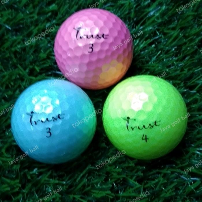 Gambar bola golf TRUST Grade A SUPER mix colour isi 6 pcs dari JAYA GOLF BALL undefined Tokopedia