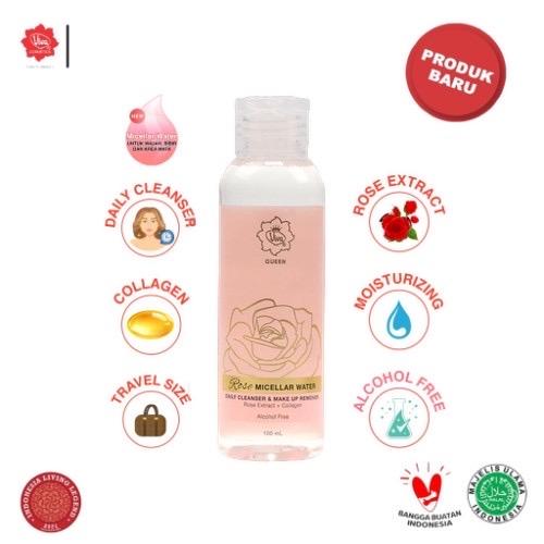 Gambar Viva Queen Rose Micellar Water/Face Mist - Face Mist ROSE dari qweena cream undefined 5 Tokopedia