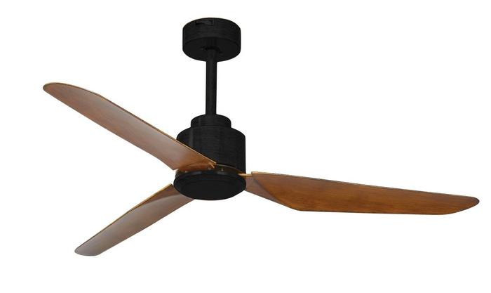 Gambar CEILING FAN ECOLUX ECO-046 52IN LILY 3 BLADE WOOD, WHITE, BLACK - WOOD dari Dunia Listrik Bali undefined Tokopedia
