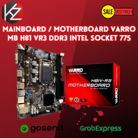 Mainboard Motherboard Varro Mb H81 Vr3 Ddr3 Intel Socket 775
