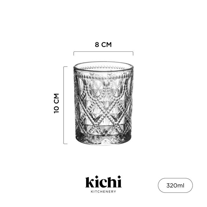 Gambar DAINO Vintage Glass | Gelas Kopi Nordic Kaca Cafe Korea Aesthetic - 320ml dari Kichi Kitchenery undefined Tokopedia