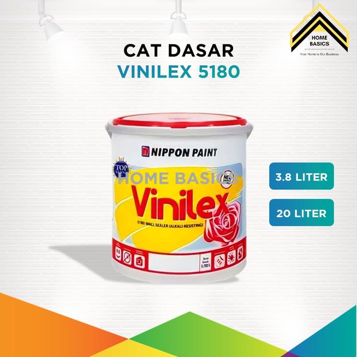Gambar Cat Dasar Vinilex 5180 / Sealer Interior & Eksterior - 3.8 L / 20 L - 20 Liter dari Home Basics Official undefined Tokopedia