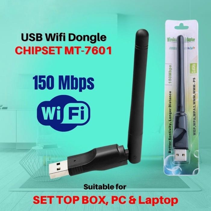 Gambar dongel donggle dogle dongle wifi STB receiver TV Parabola PC MT 7601 dari Areptuku undefined Tokopedia