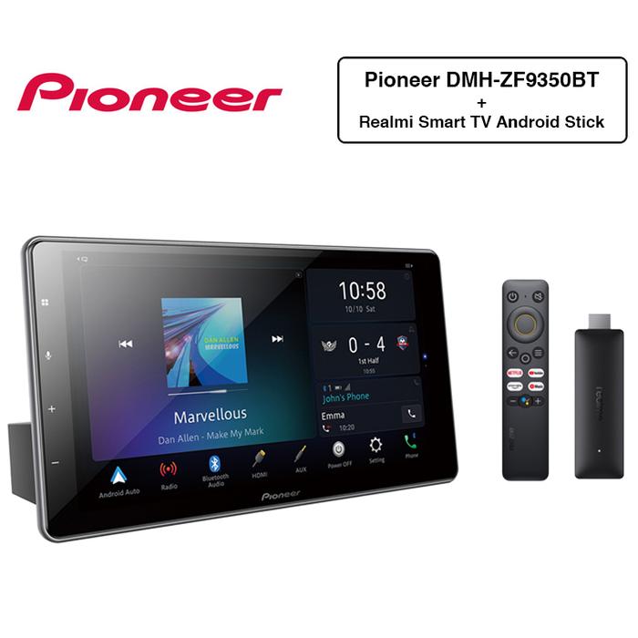 Gambar Pioneer DMH ZF9350BT HU 1Din 9 Inch Apple Car Play Android Auto - HU + Remote dari SM Audio Bros JKT undefined Tokopedia