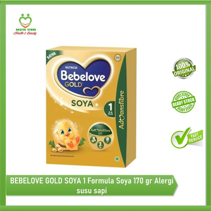 Gambar BEBELOVE GOLD SOYA 1 Formula Soya Bayi Bubuk 170 gr Alergi susu sapi dari Naziya Medica Store undefined Tokopedia