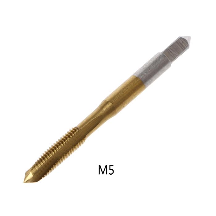 Gambar hand tap baut original hss titanium varian M2 m2.5 M3 M4 m5 - m5x08 dari jawara tehnik undefined Tokopedia