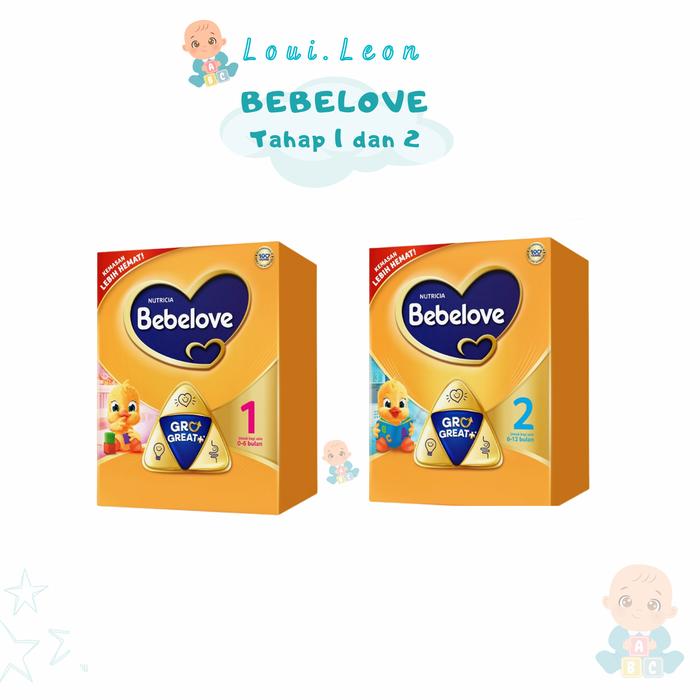Gambar Bebelove tahap 1 dan 2 200gr / susu anak - tahap 2 dari louileonbabykids undefined Tokopedia