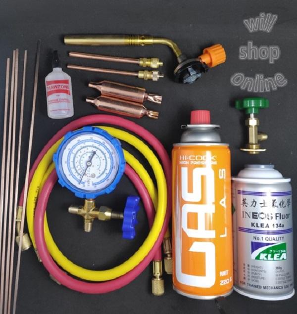 Gambar PAKET ALAT PENGISIAN PREON KULKAS R134 R134A KOMPLIT + LAS MURAH - Single dari willshop online undefined Tokopedia