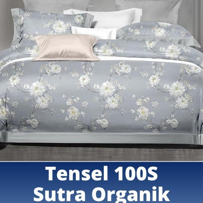 Gambar Bedcover Set Sprei Tensel Sutra Organik 120X200 180X200 200X200 Tpb28 - 90X200, 20cm dari Edo Samosir undefined Tokopedia