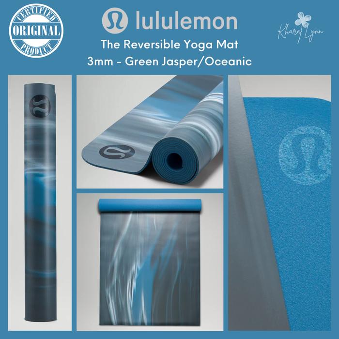 Gambar 100% AUTHENTIC Lululemon The Reversible Yoga Mat 3mm [FAST DELIVERY] - Jasper/Oceanic dari Khara.Lynn undefined Tokopedia