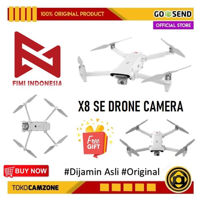 Gambar FIMI X8 SE 2022 Drone RC 10KM 48MP 1/2" 4k 3-axis Gimbal Camera GPS dari Camzone Official undefined Tokopedia