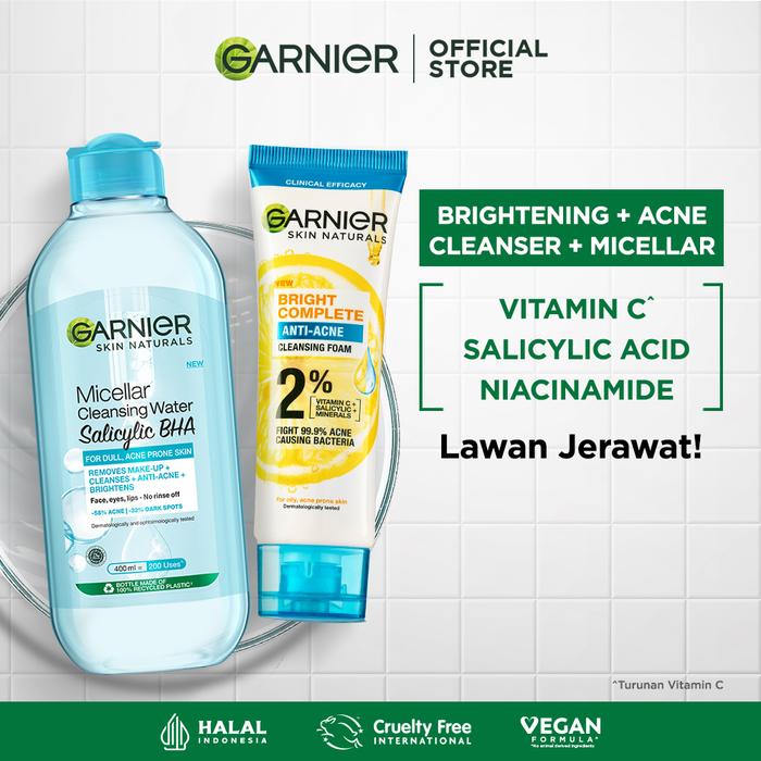 Gambar Garnier Anti-Acne Cleanser Kit - Basic Kit dari Garnier Official Store undefined Tokopedia