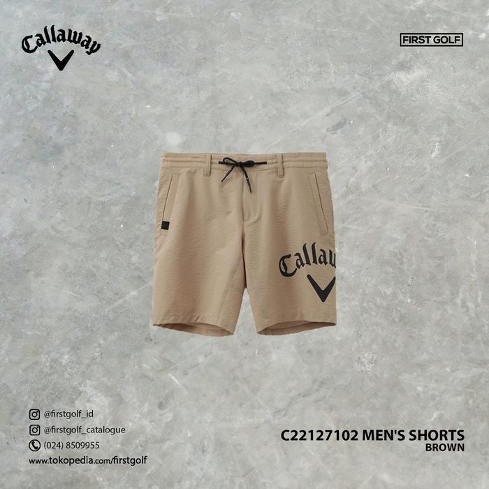 Jual Callaway Golf Men Short Pant C22127102 Cokelat, L Kota