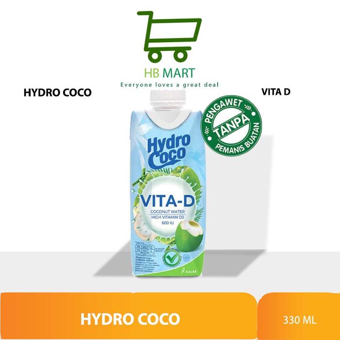 Gambar HYDRO COCO VITA-D COCONUT WATER 330ML dari HAPPY BELLY MART undefined Tokopedia